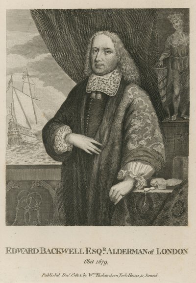 Edward Backwell, Alderman von London von English School