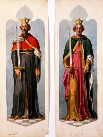 Edward II und Richard I von English School