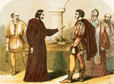 Eduard II. verzichtet auf seine Königswürde von English School