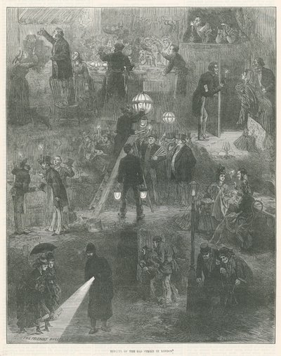 Auswirkungen des Gasstreiks in London von English School