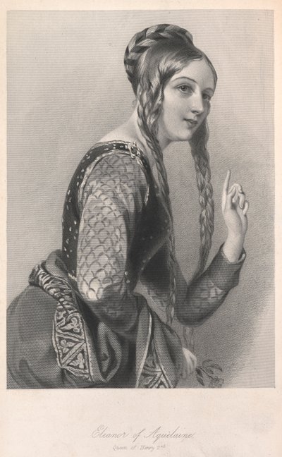 Eleonore von Aquitanien, Illustration aus 