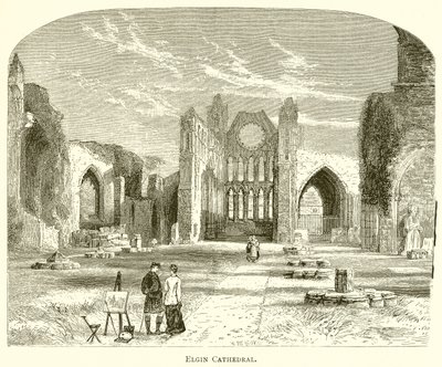 Kathedrale von Elgin von English School