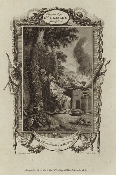 Elija überzeugt die Priester Baals von English School