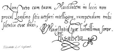 Elizabeth, Königin von England von English School