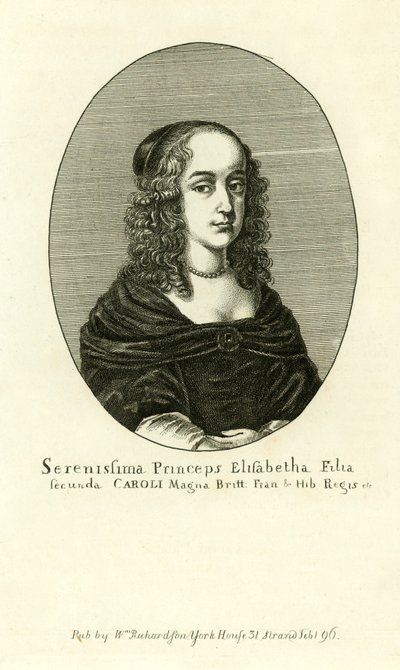 Elizabeth Stuart, zweite Tochter von König Charles I von English School