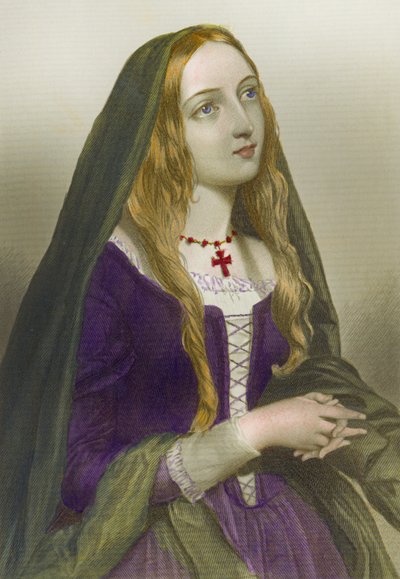 Elizabeth Woodville, Königin von Eduard IV., König von England, gedruckt von Henry G. Bohn, 1856 von English School