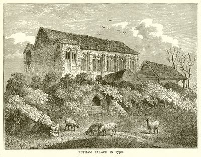 Eltham Palast, 1790 von English School