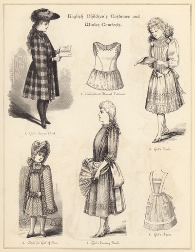 Englische Kinderkostüme und Winterkomforts von English School