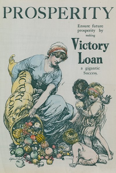 Sichern Sie zukünftigen Wohlstand, indem Sie den Victory Loan zu einem gigantischen Erfolg machen von English School