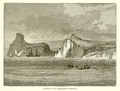Eingang zum Hafen von Balaklawa von English School