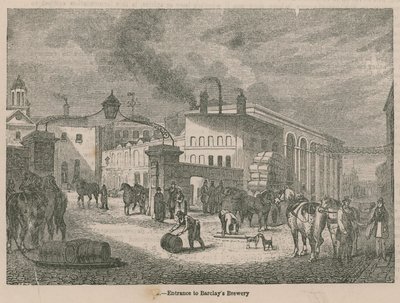 Eingang zur Brauerei von Barclay von English School