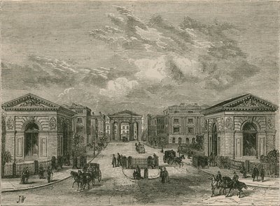 Eingang zum Euston Square Bahnhof von English School