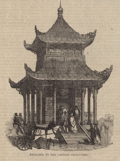 Eingang zur Chinesischen Sammlung von English School