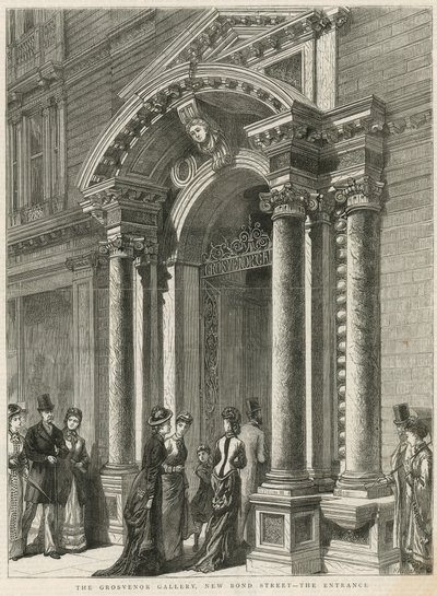 Eingang zur Grosvenor Galerie von English School