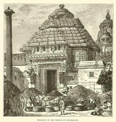 Eingang zum Tempel von Juggernaut von English School