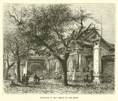 Eingang zum Tempel des Mondes von English School