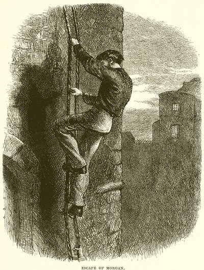 Flucht von Morgan von English School