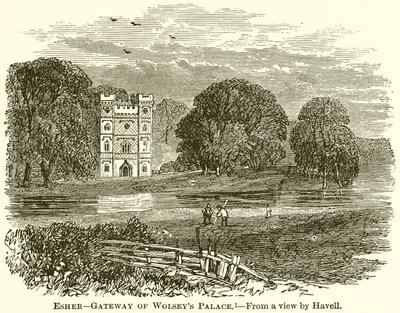 Esher--Tor von Wolseys Palast von English School