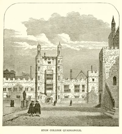 Eton College Innenhof von English School