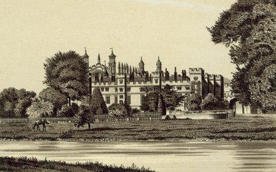 Eton College vom Fluss aus von English School