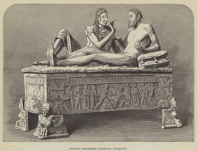Etruskischer Sarkophag, Castellani-Sammlung von English School