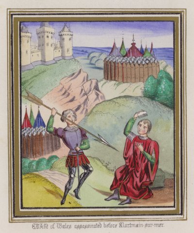 Evan von Wales vor Morman-Sur-Mer ermordet von English School
