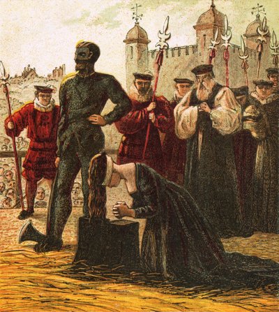 Hinrichtung von Lady Jane Grey von English School
