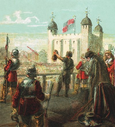 Hinrichtung von Lord Strafford von English School