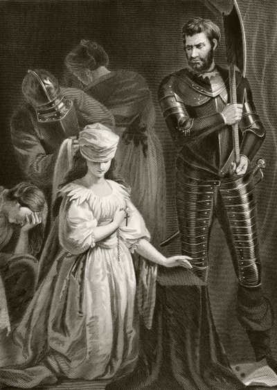 Hinrichtung von Maria Stuart, Königin von Schottland, 8. Februar 1587, aus 
