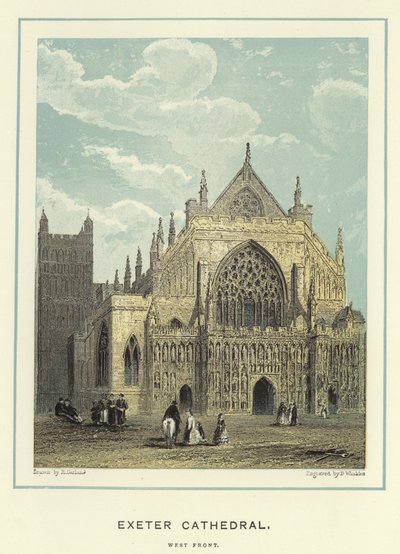 Exeter Kathedrale, Westfassade von English School
