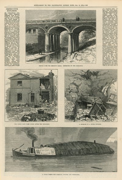 Explosion am Regents Canal von English School