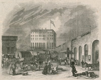 Außenansicht des Great Western Railway Terminals von English School