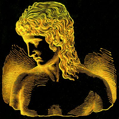 Eros von Praxiteles, Illustration aus Mit den Völkern der Welt von John Clark Ridpath, veröffentlicht 1912 von English School