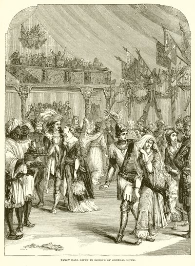 Kostümball zu Ehren von General Howe von English School
