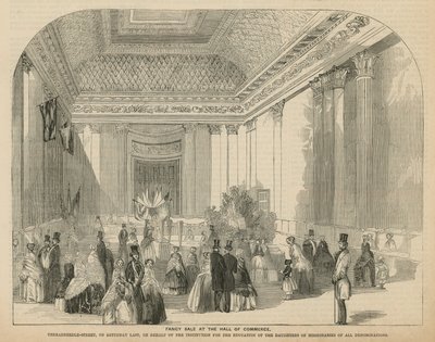 Fantasieverkauf in der Hall of Commerce von English School