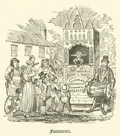 Fantoccini (Gravur) von English School