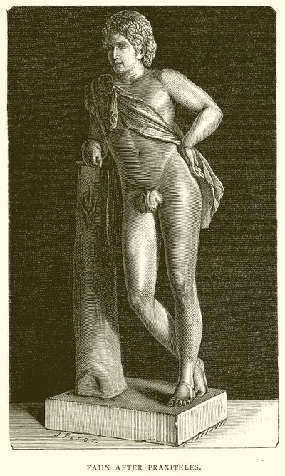 Faun nach Praxiteles von English School