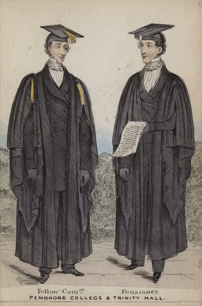 Fellow Commoner, Pensionär, Pembroke College und Trinity Hall von English School