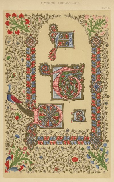 Fünfzehntes Jahrhundert (Chromolithografie) von English School