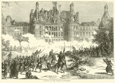 Kämpfe am Schloss Chambord, Dezember 1870 von English School