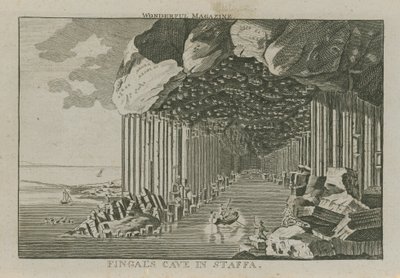Fingals Höhle auf Staffa von English School