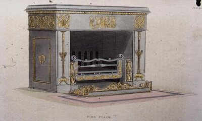 Feuerplatte, Tafel 152 aus Ackermann