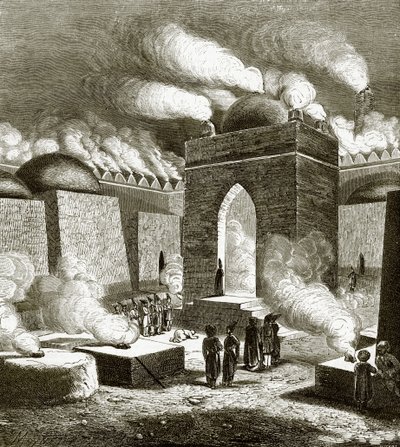 Feuertempel in der Nähe von Baku von English School