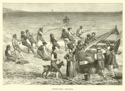 Fischerleute, Mentone von English School