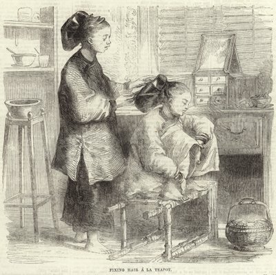 Haare im Teekannen-Stil frisieren von English School