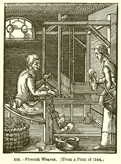 Flämischer Weber von English School