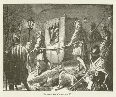 Flucht von Karl V. von English School