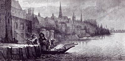 Flucht von König James am Morgen des 11. Dezember 1688, aus 