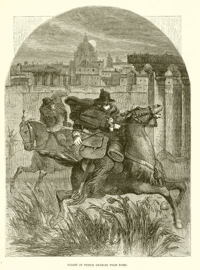 Flucht von Prinz Charles aus Rom von English School