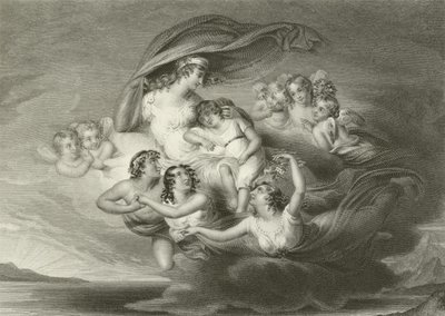 Flucht der Venus mit Ascanius von English School